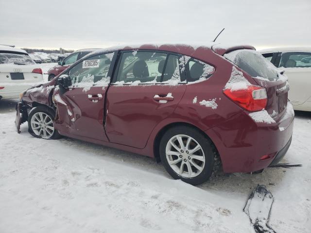  SUBARU IMPREZA 2012 Бургунди