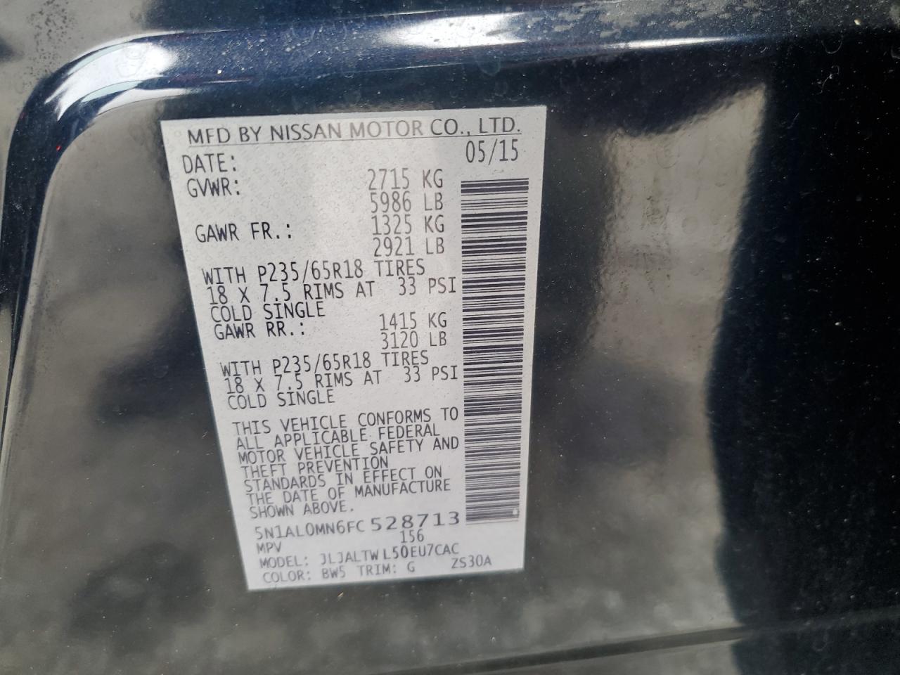 2015 Infiniti QX60 - Image 14