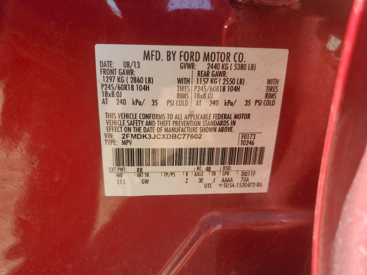 2013 Ford Edge - Image 15