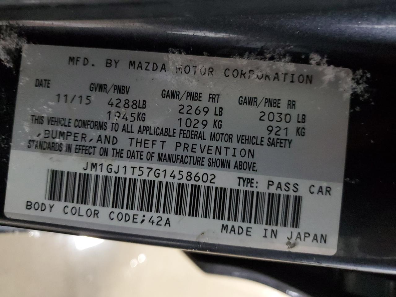 2016 Mazda 6 - Image 12