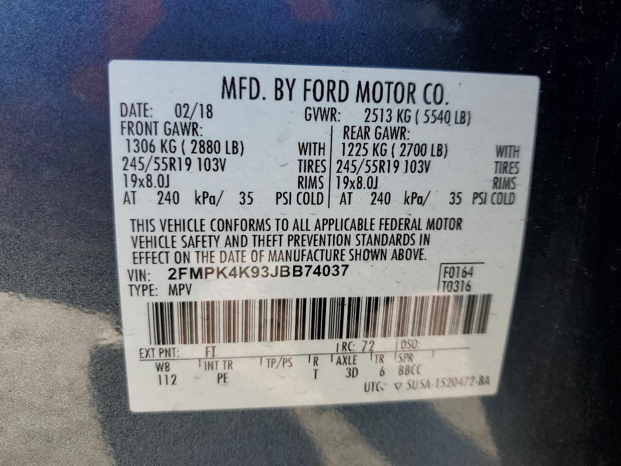 2018 Ford Edge - Image 13