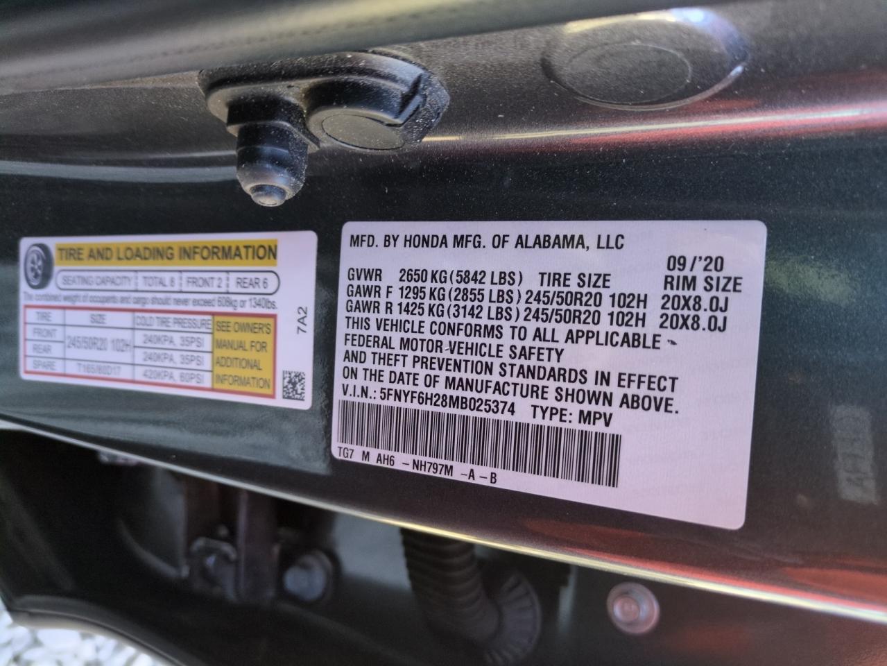 2021 Honda Pilot - Image 14