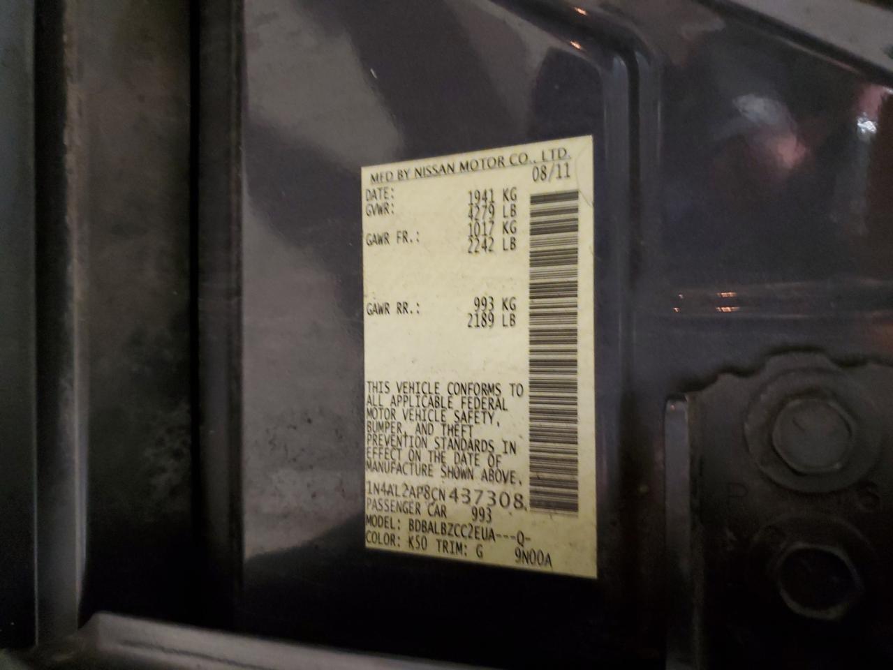 2012 Nissan Altima - Image 12