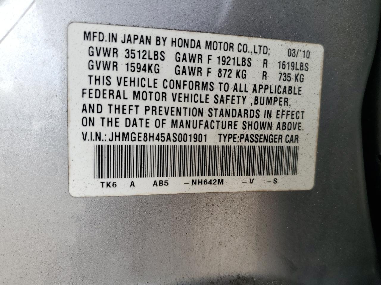 2010 Honda Fit - Image 13