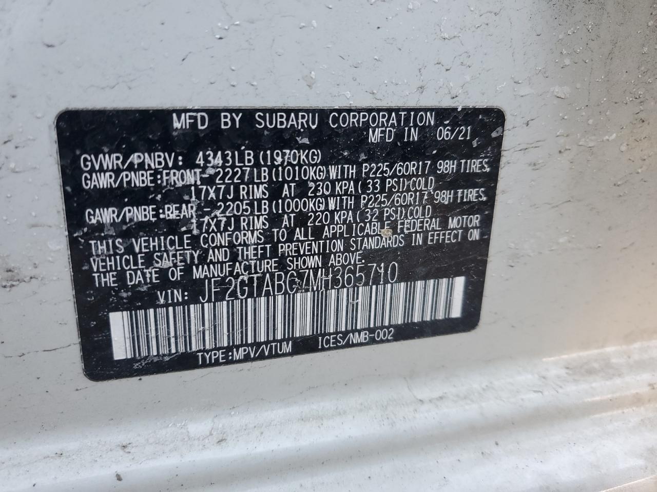 2021 Subaru XV - Image 15