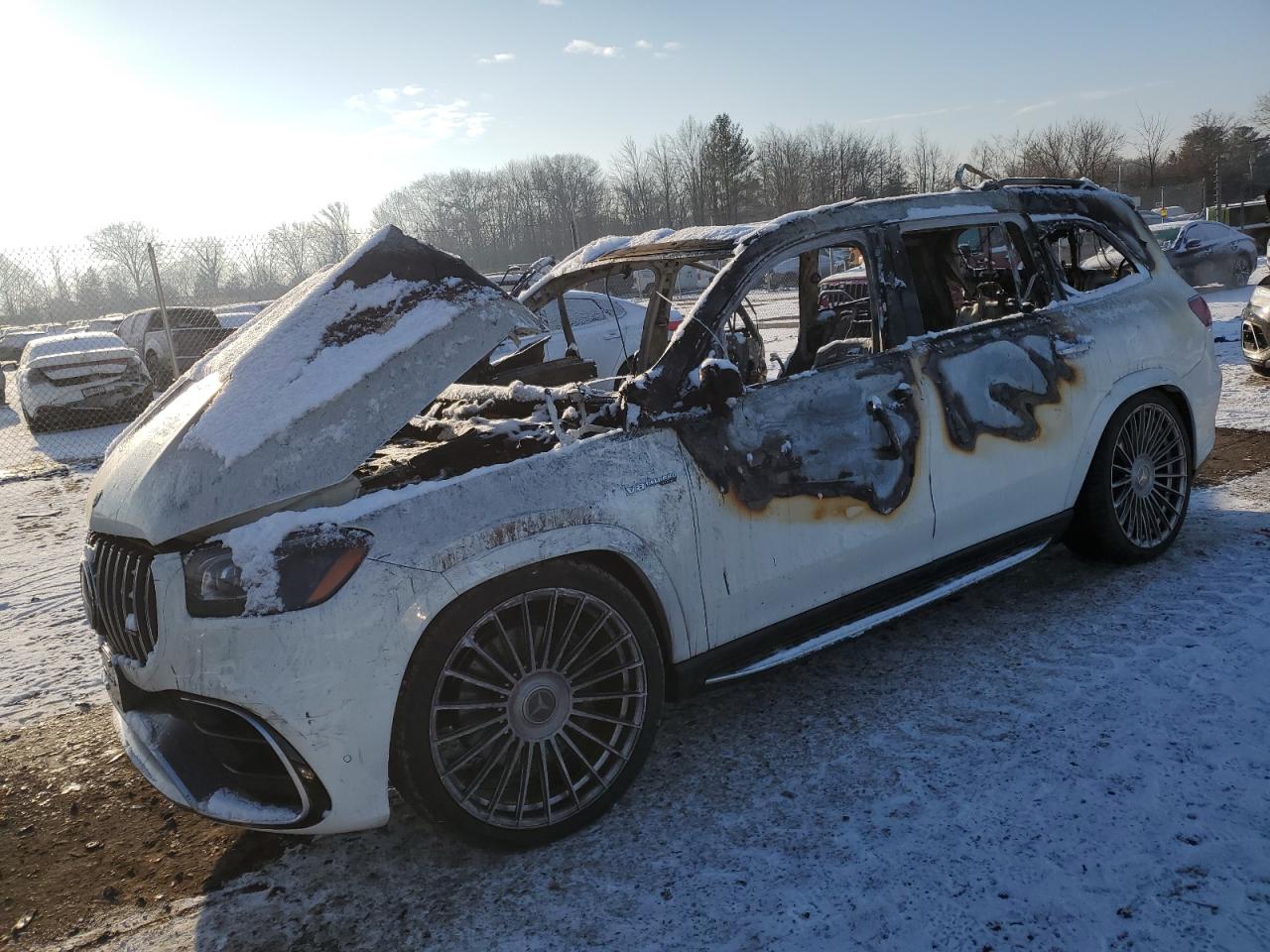 2021 Mercedes-Benz Gls 63 Amg 4Matic на продаже в Chalfont, PA - Burn