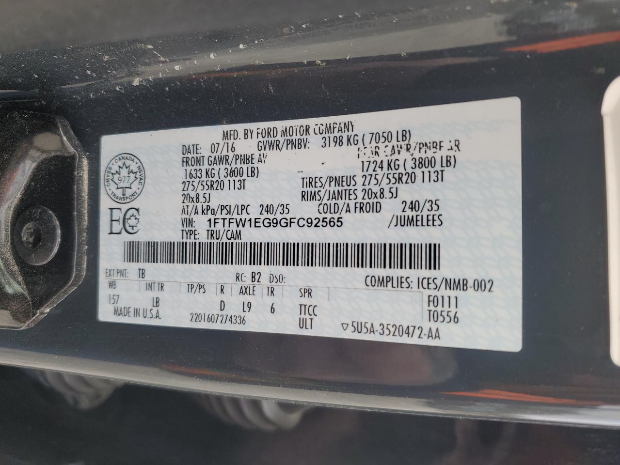 2016 Ford F-150 - Image 15