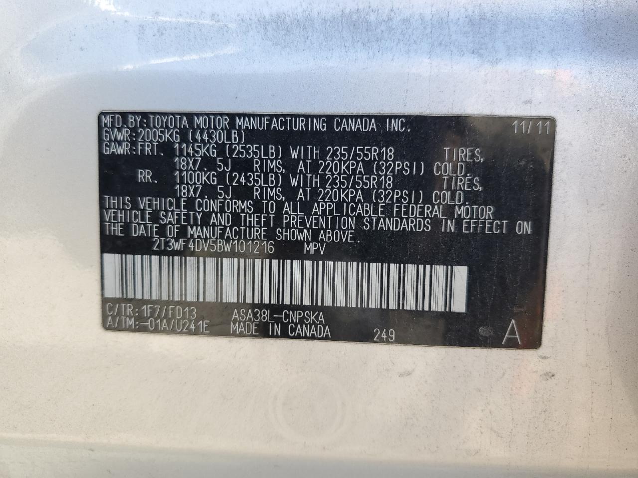2011 Toyota RAV 4 - Image 13