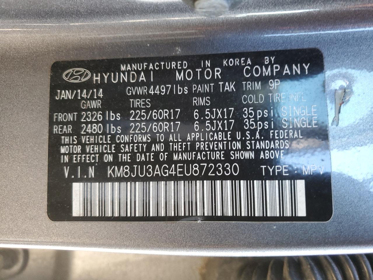 2014 Hyundai Tucson - Image 12