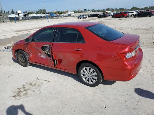  TOYOTA COROLLA 2013 Czerwony