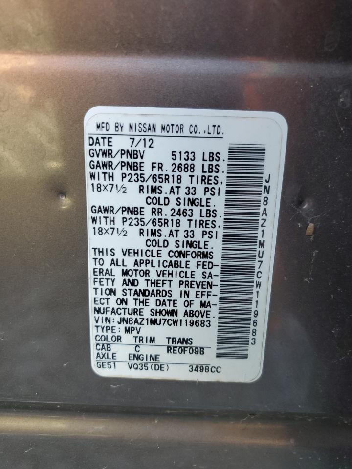 2012 Nissan Murano - Image 13