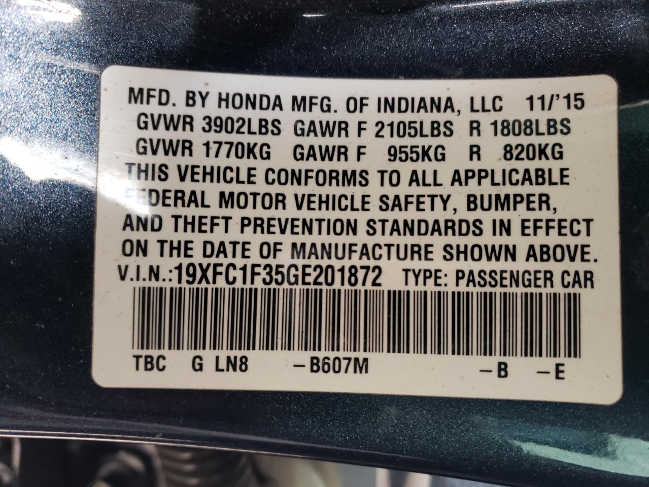 2016 Honda Civic - Image 12