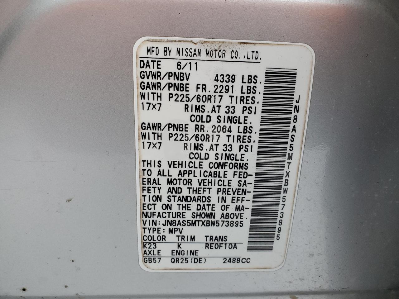 2011 Nissan Rogue - Image 16