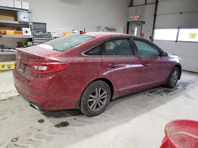  HYUNDAI SONATA 2015 Czerwony