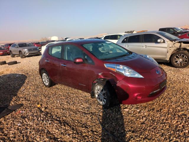  NISSAN LEAF 2017 Бургунди