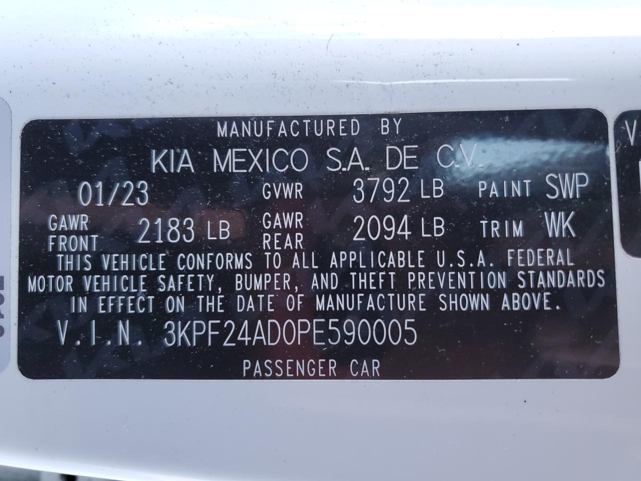 2023 Kia Forte - Image 12