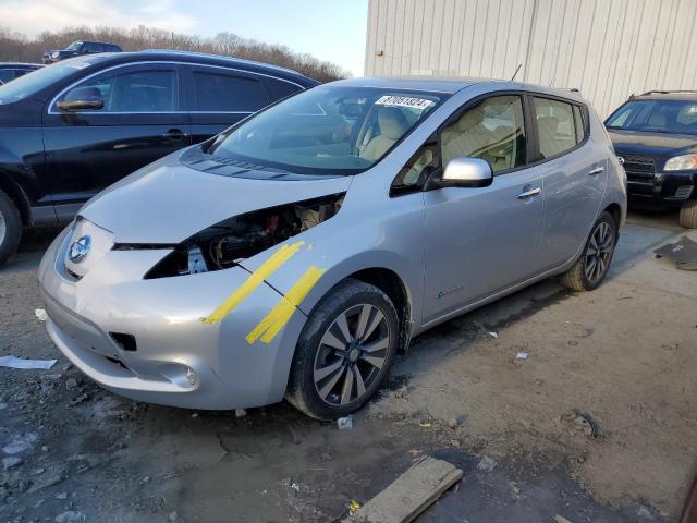  NISSAN LEAF 2015 Сріблястий