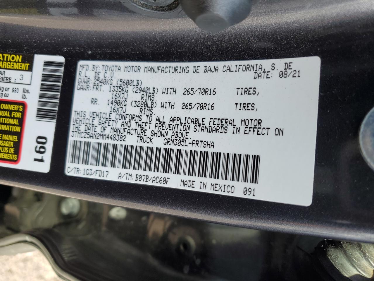 2021 Toyota Tacoma - Image 14