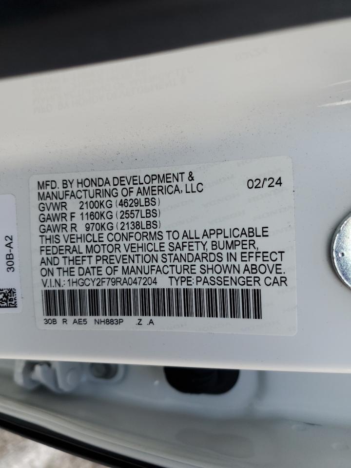 1HGCY2F79RA047204 HONDA ACCORD 2024