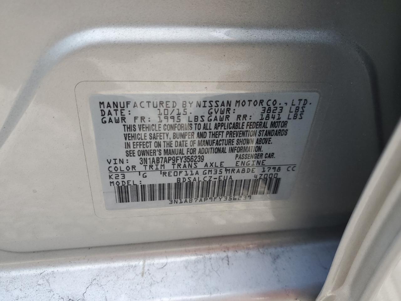 2015 Nissan Sentra - Image 12