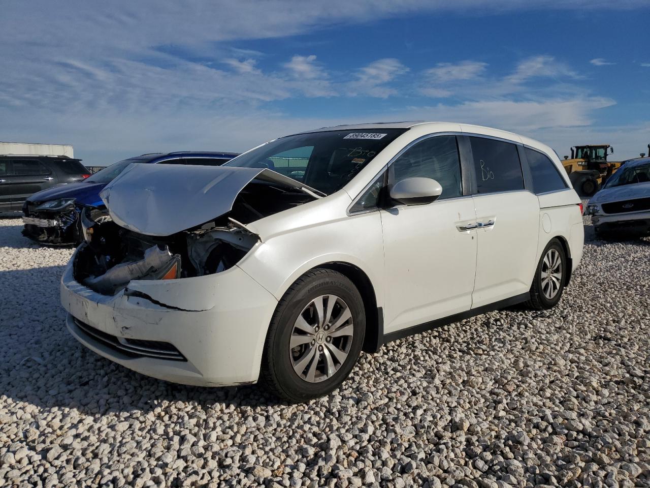 2014 Honda Odyssey Exl zu verkaufen in Taylor, TX - Front End