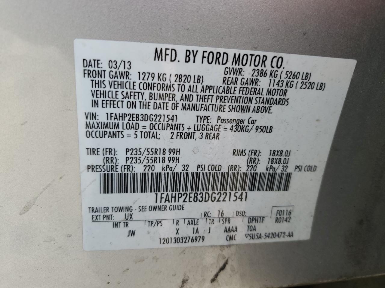 2013 Ford Taurus - Image 13