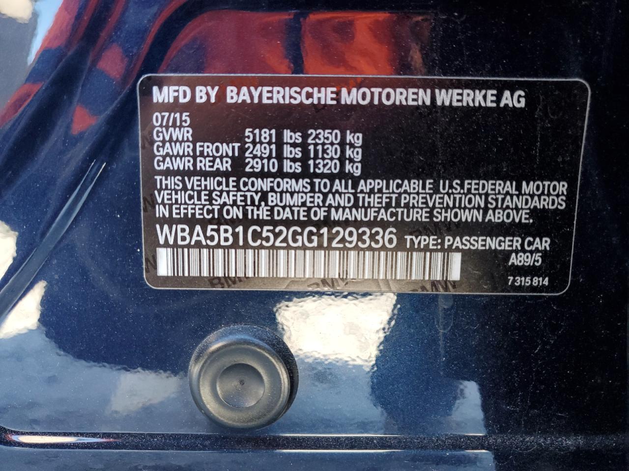 2016 BMW 5er - Image 14
