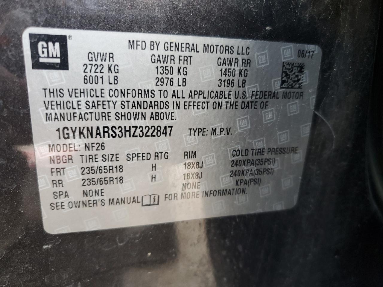 2017 Cadillac XT5 - Image 14