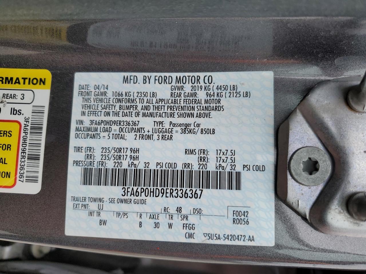 2014 Ford Fusion - Image 13