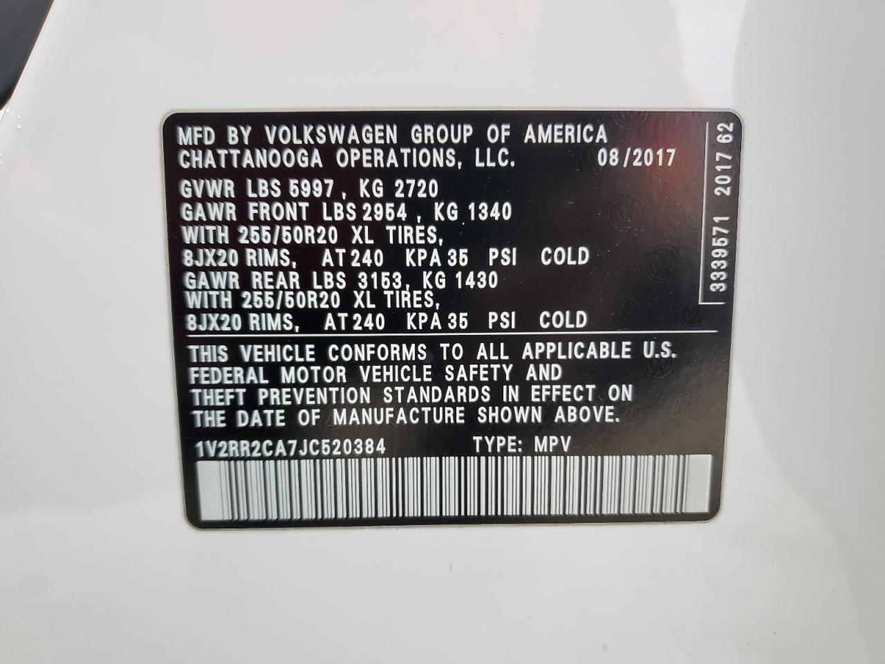 2018 Volkswagen Atlas - Image 13