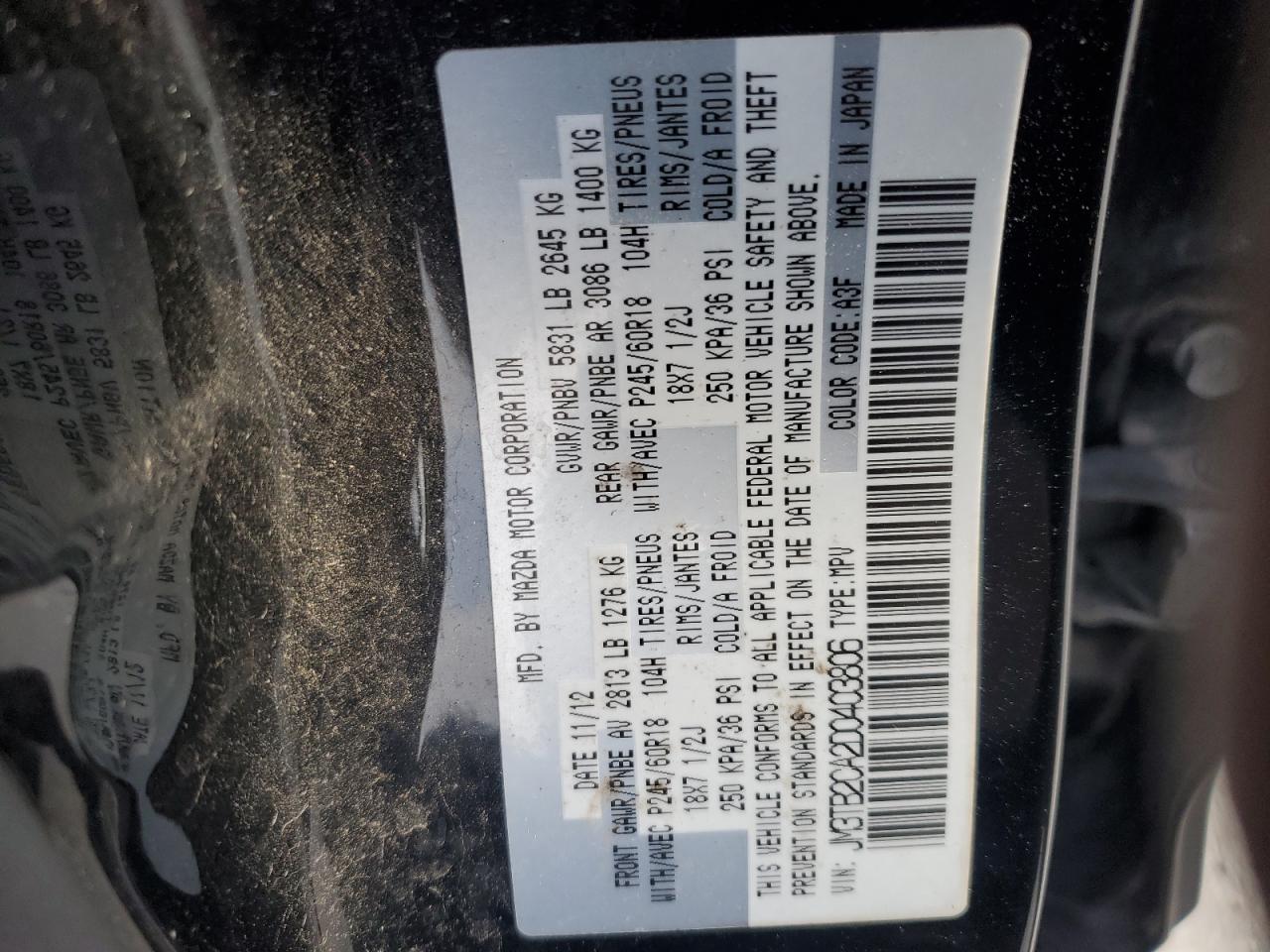 2013 Mazda CX-9 - Image 12