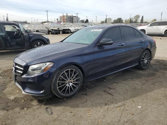  MERCEDES-BENZ C-CLASS 2018 Синій
