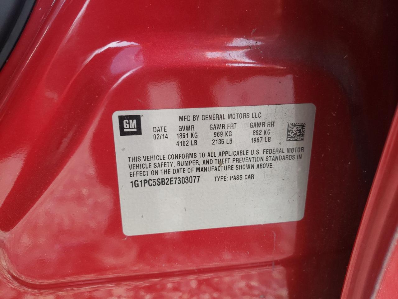 2014 Chevrolet Cruze - Image 12