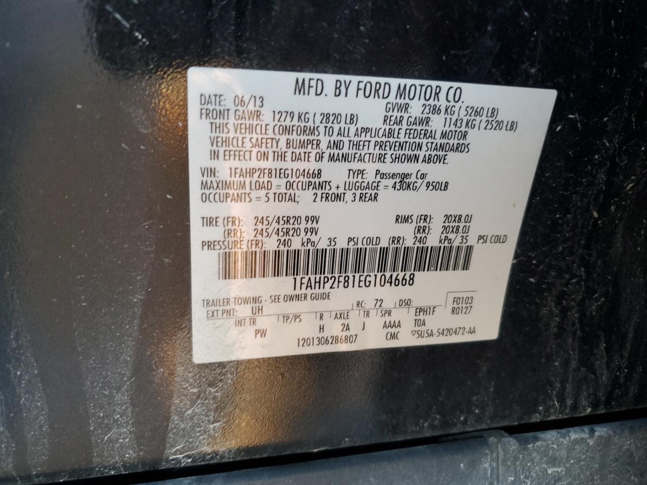 2014 Ford Taurus - Image 13