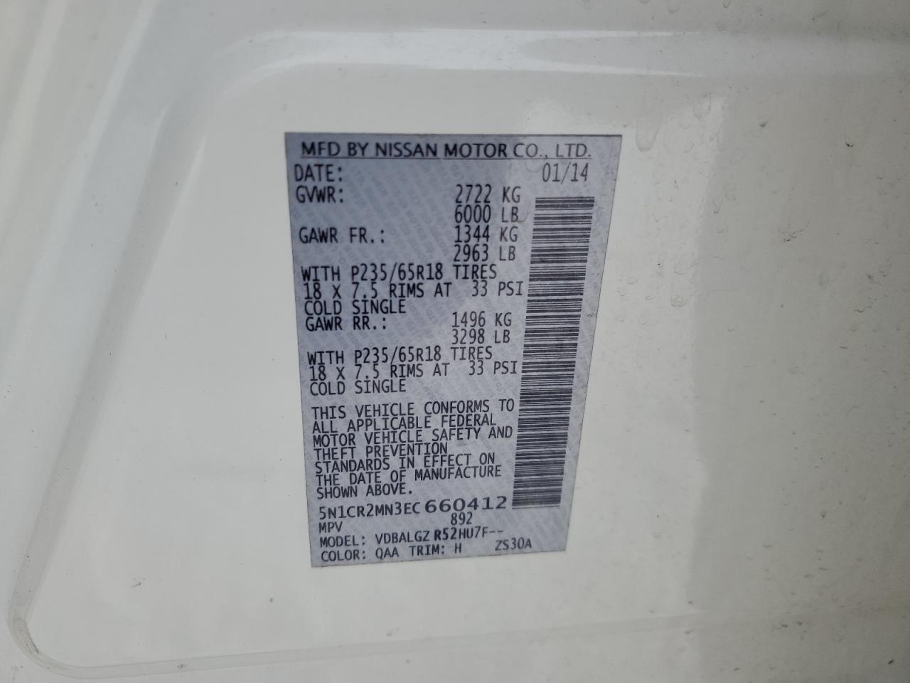2014 Nissan Pathfinder - Image 14