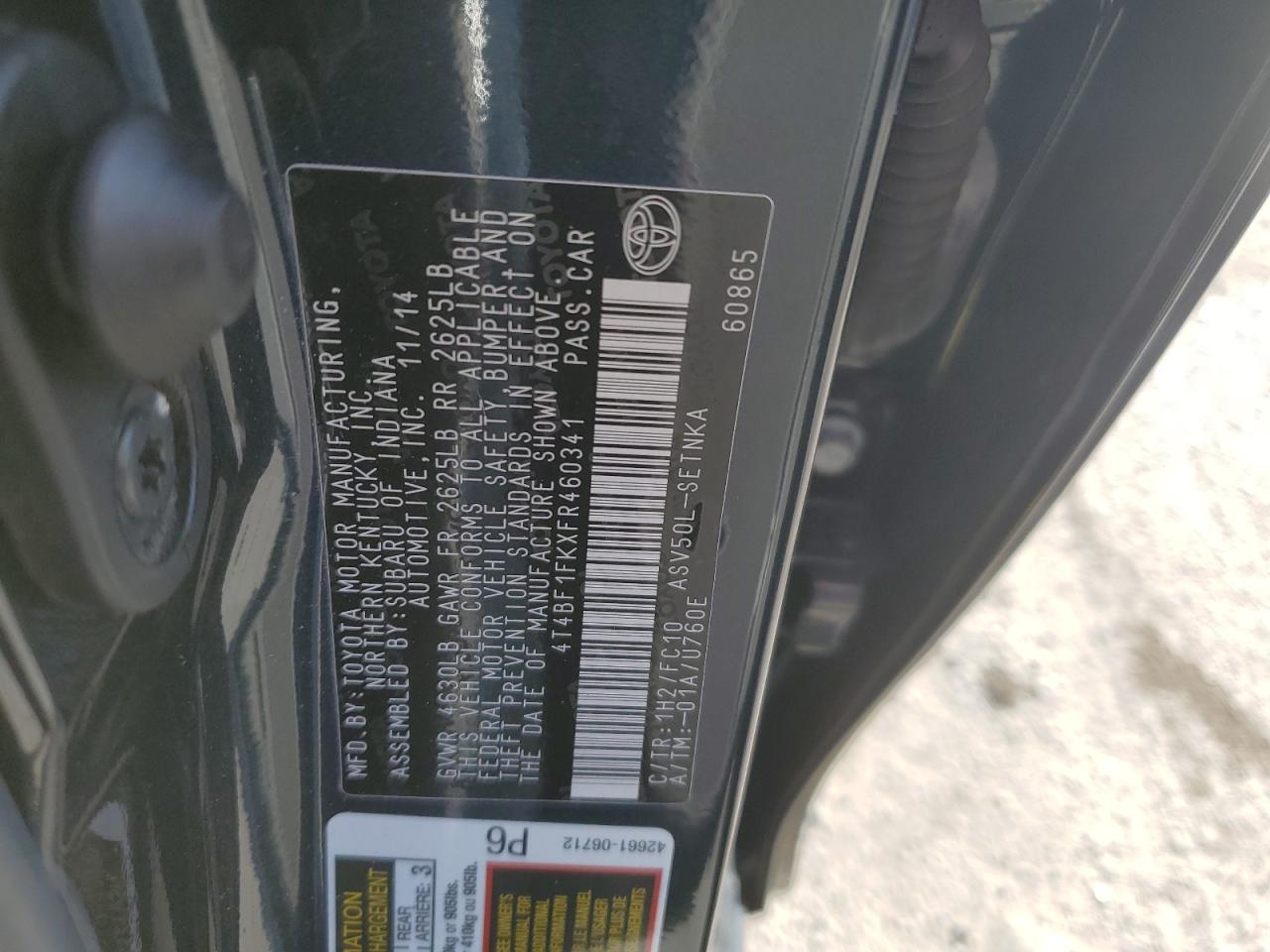 2015 Toyota Camry - Image 12