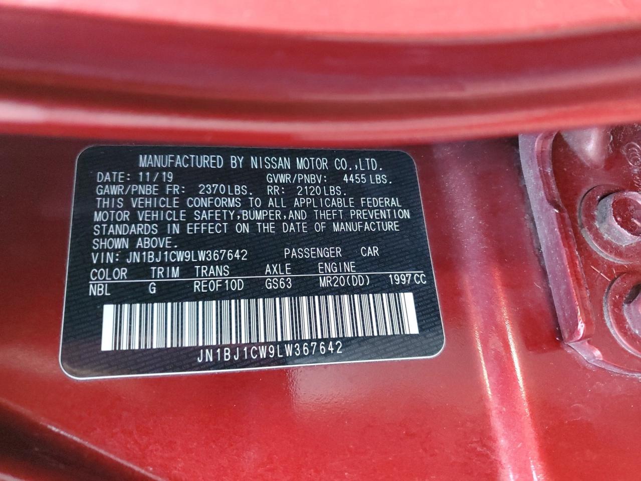2020 Nissan Rogue - Image 13