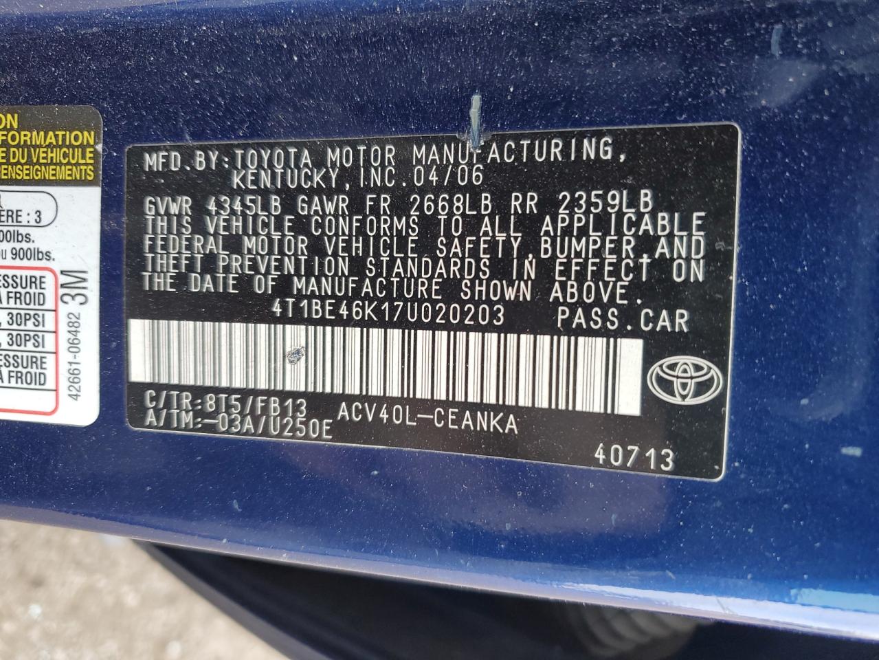 2007 Toyota Camry - Image 15