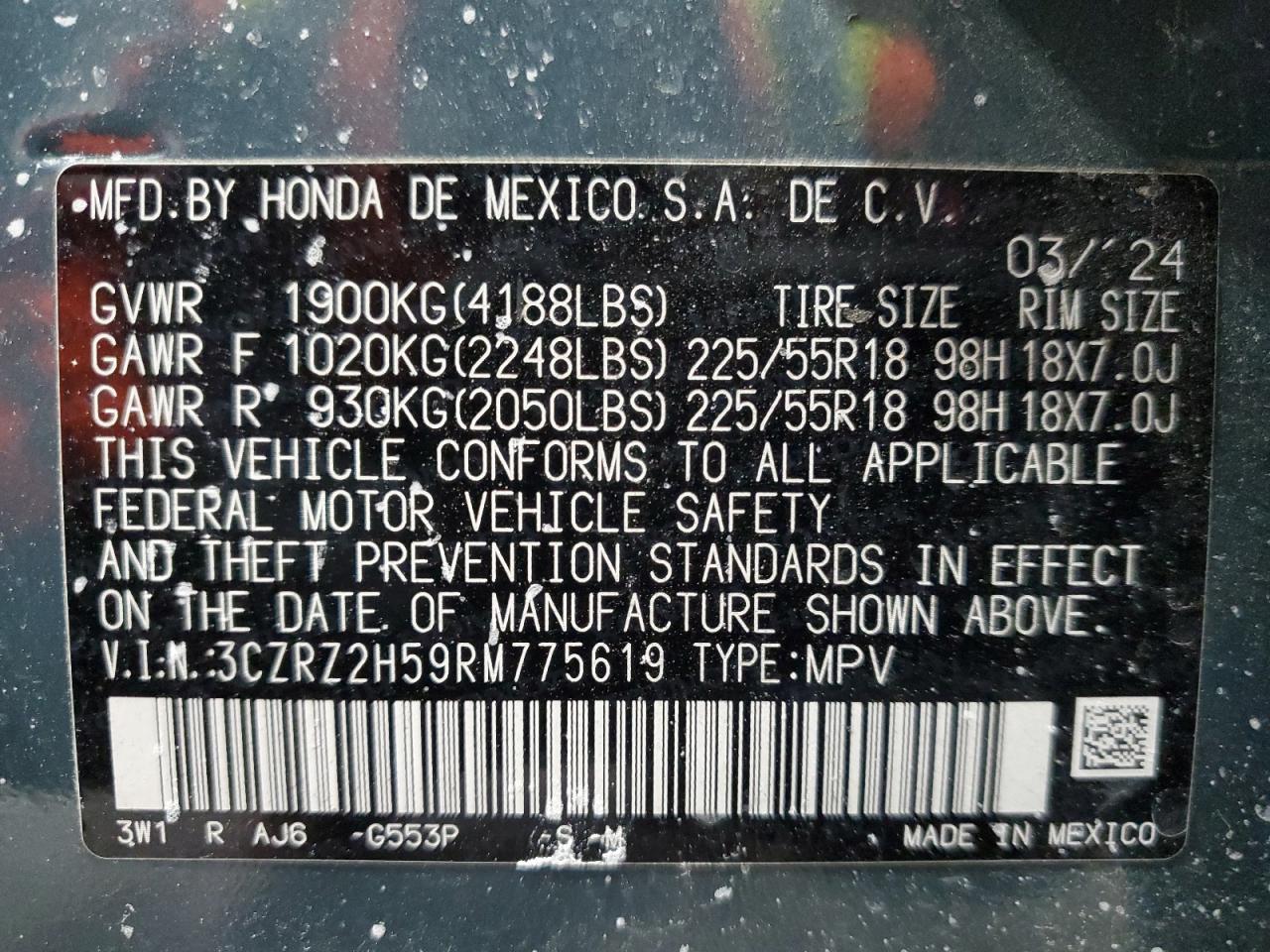 2024 Honda HR-V - Image 15