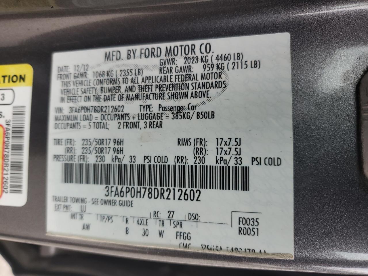2013 Ford Fusion - Image 13