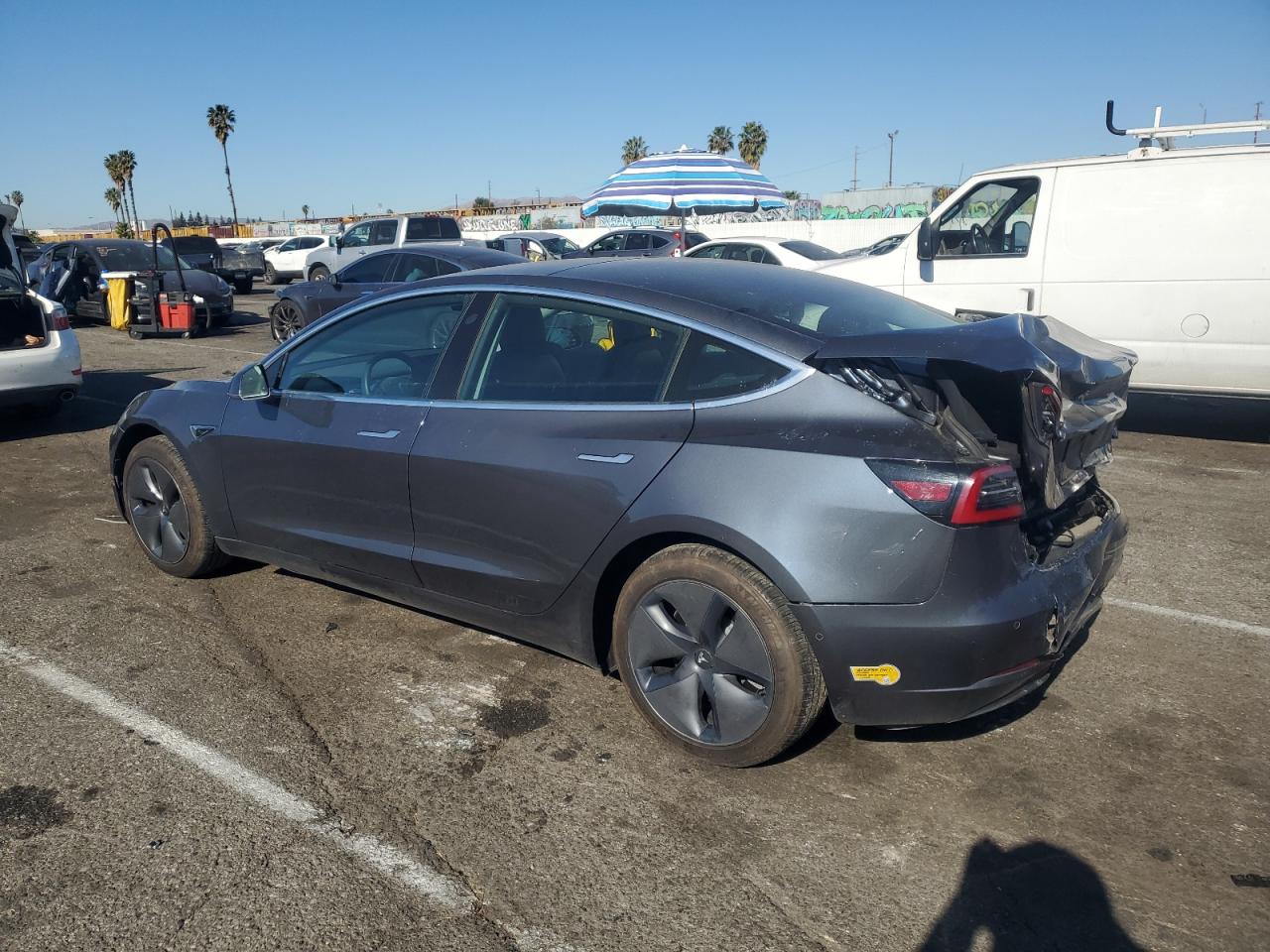 VIN 5YJ3E1EA1LF645607 2020 TESLA MODEL 3 no.2