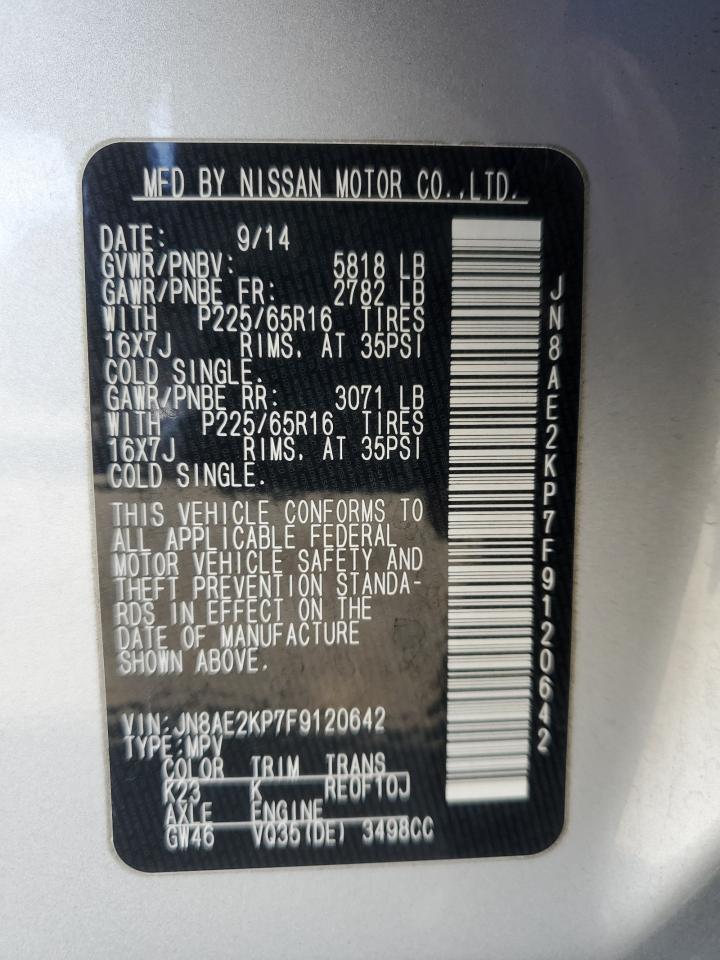 2015 Nissan Quest - Image 13