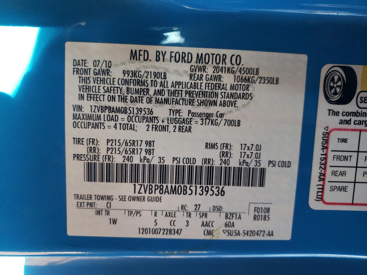 2011 Ford Mustang - Image 14