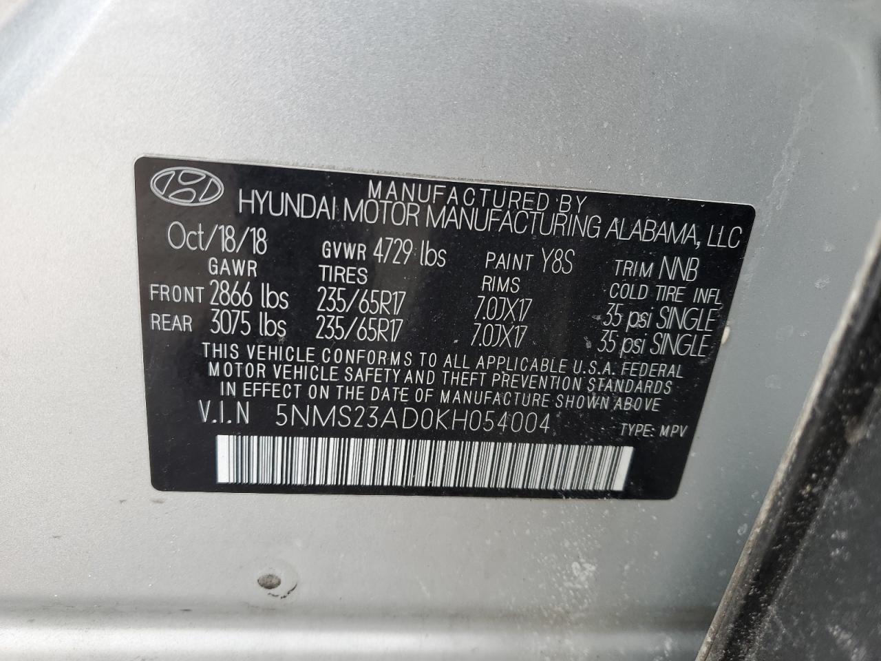 2019 Hyundai Santa Fe - Image 13