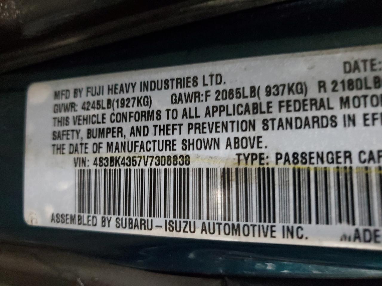 1997 Subaru Legacy - Image 14
