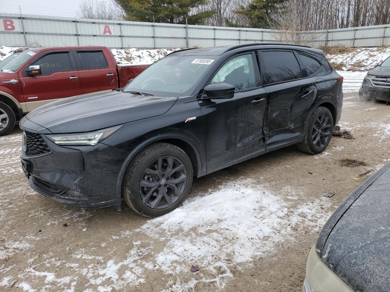 2022 Acura Mdx A-Spec للبيع في Davison، MI - Side