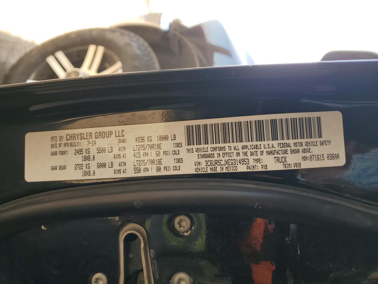 2014 RAM 2500 - Image 12