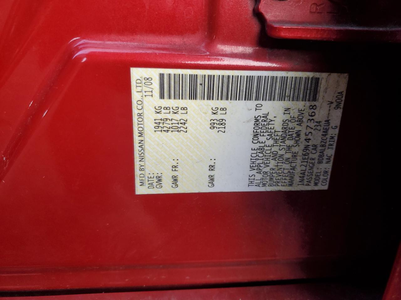 2009 Nissan Altima - Image 12