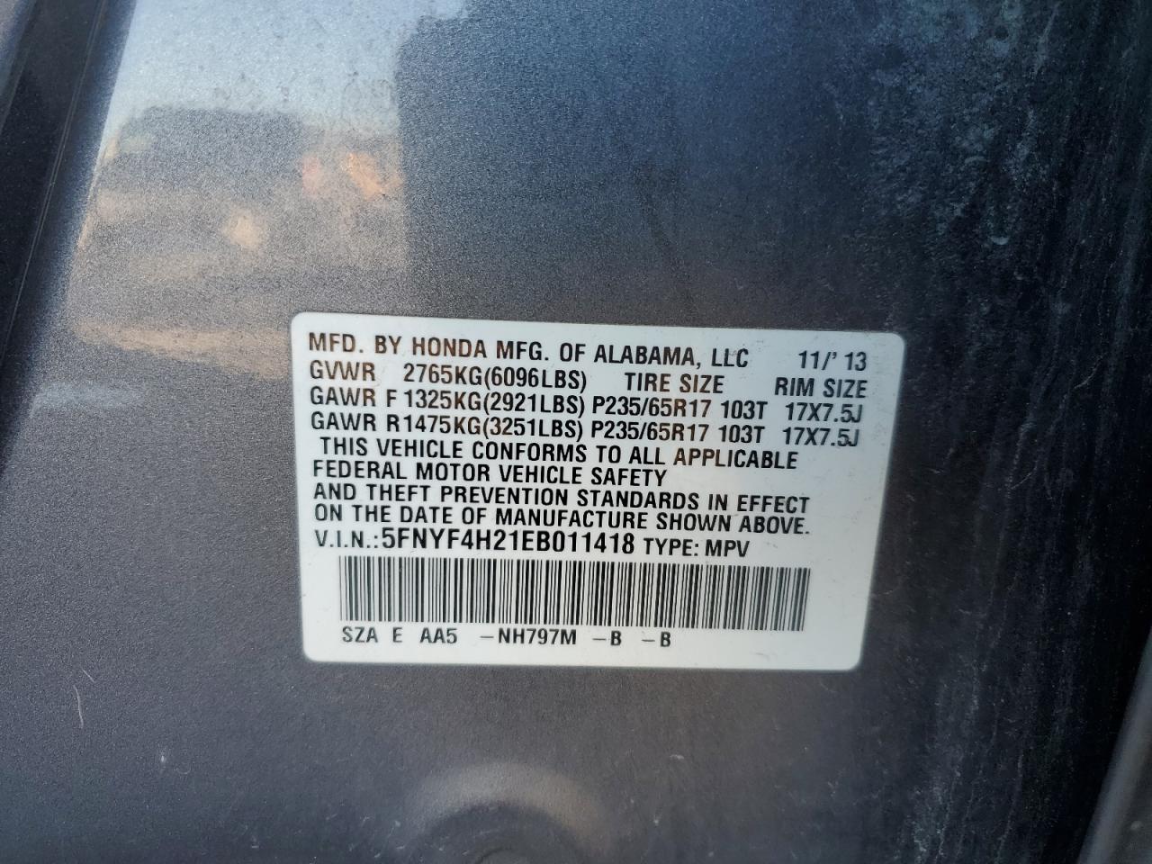 2014 Honda Pilot - Image 13