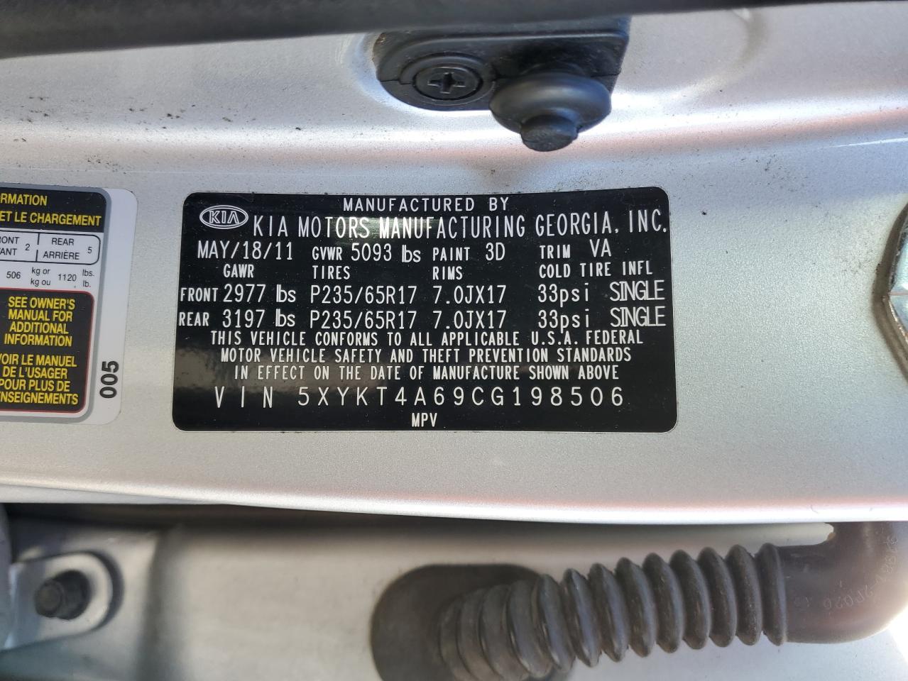 2012 Kia Sorento - Image 13